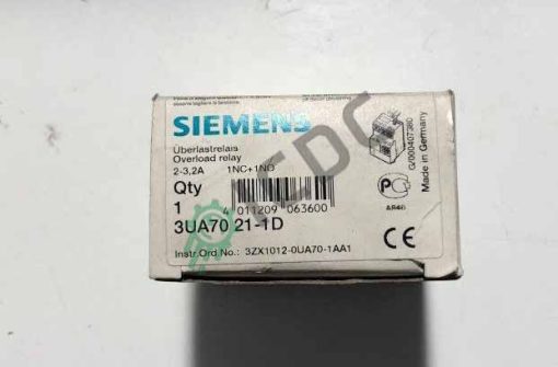 SIEMENS Electromechanical Relay | 3UA7021-1D Available in Stock in ICDCSPARES.COM