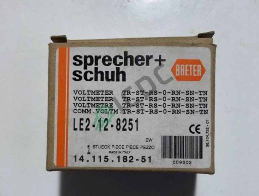 SPRECHER+SHUN Electronic Accessory | LE2-12-8251 Available in Stock in ICDCSPARES.COM