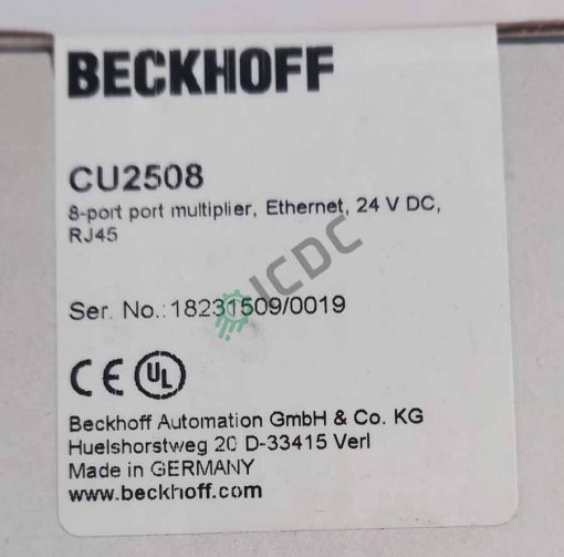 BECKHOFF CU2508 | Available in Stock in ICDC!