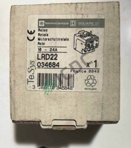 TELEMECANIQUE - LRD22 - 034684 Electromechanical Relays - ICDC-045563