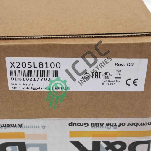 B&R AUTOMATION - X20SL8100 - X20 System Electronic Module | ICDC-050180 - Image 2