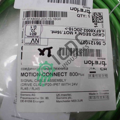 SIEMENS - 6FX8002-2DC10-1BG0 - Electrical Cable | ICDC-050157 - Image 2